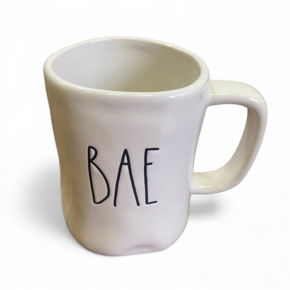 Rae Dunn “BAE” Ceramic Mug – Off-White Farmhouse Style